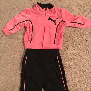 Girls Puma Track Suit
